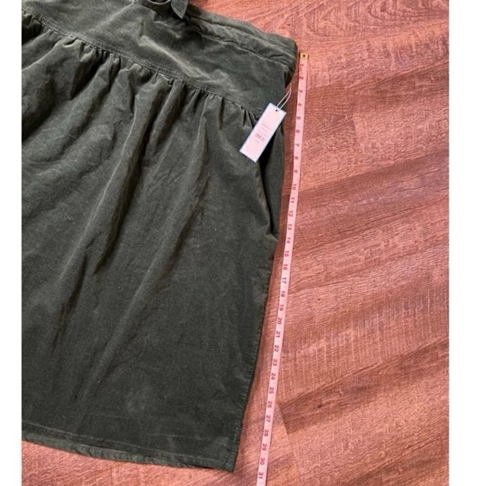 DRAPER JAMES RSVP Paperbag Waist Corduroy‎ Skirt-… - image 4